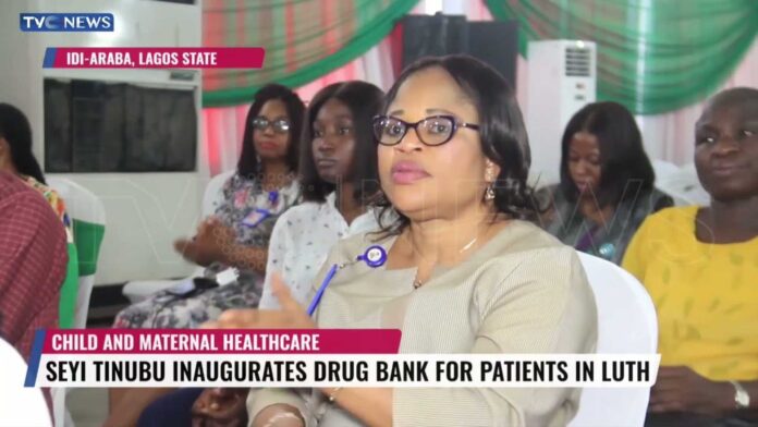 Seyi Tinubu Inaugurating Drug Bank At Luth