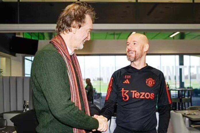 Sir Jim Ratcliffe And Erik Ten Hag Manchester United