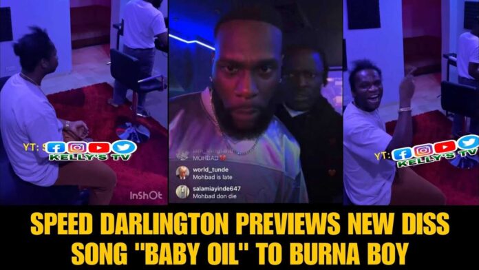 Speed Darlington New Song Baby Oil