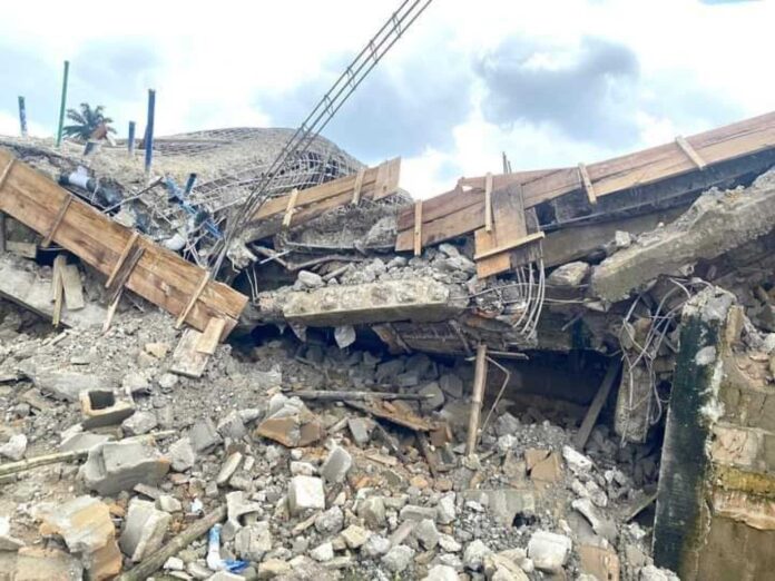 Three Storey Building Collapse In Rivers State Nigeria