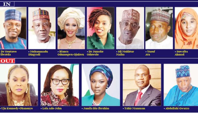 Tinubu Cabinet Reshuffle Nigeria