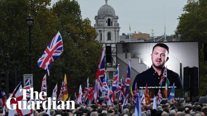 Tommy Robinson Supporters Protest In London