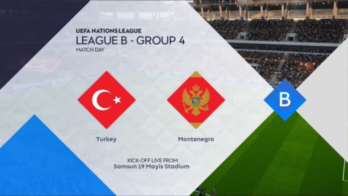 Turkey Vs Montenegro Nations League Match