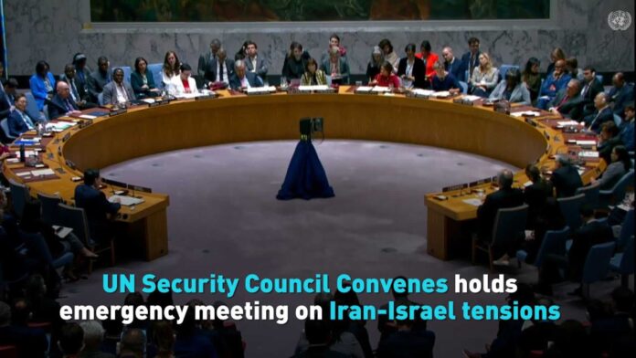 Un Security Council Emergency Meeting Iran Israel