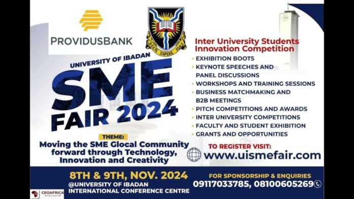 University Of Ibadan Sme Fair 2024