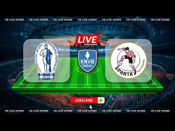 Usv Hercules Vs Sparta Rotterdam Knvb Beker Match