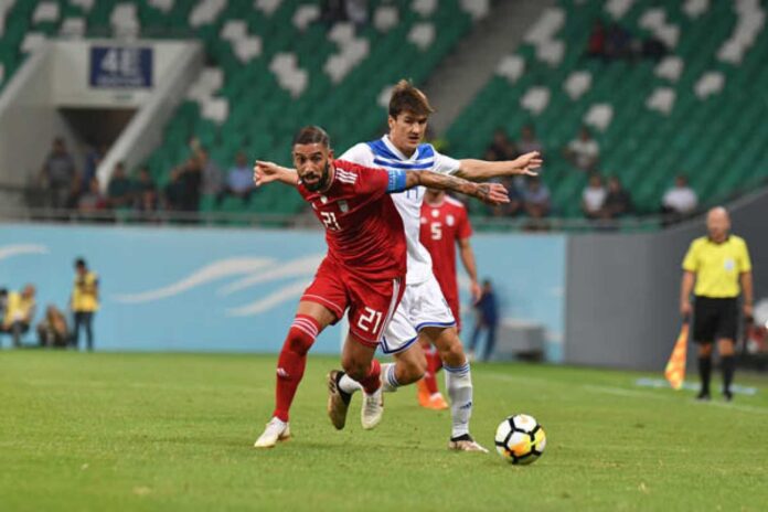 Uzbekistan Vs Iran Football Match