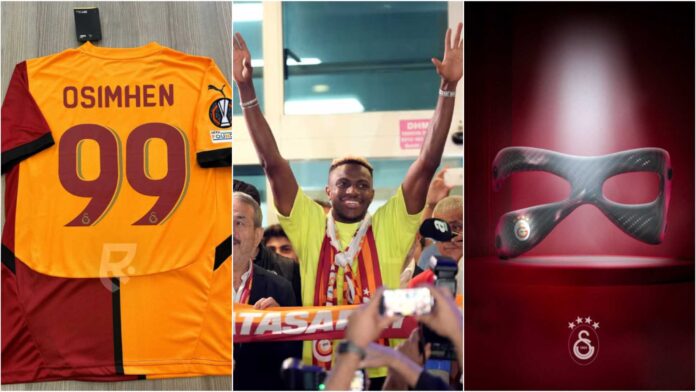 Victor Osimhen In Galatasaray Jersey