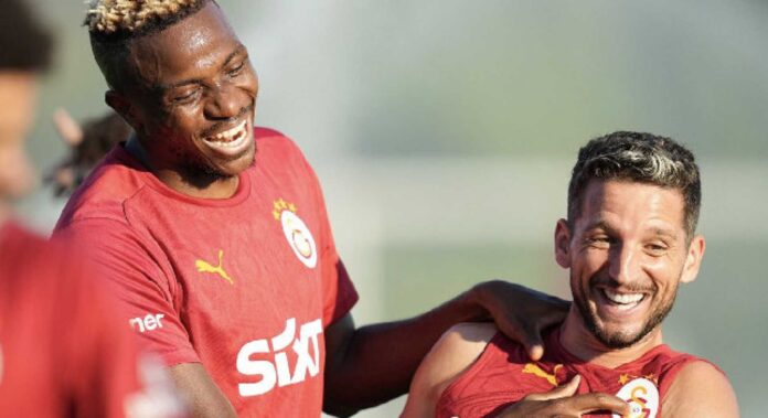 Victor Osimhen Training At Galatasaray