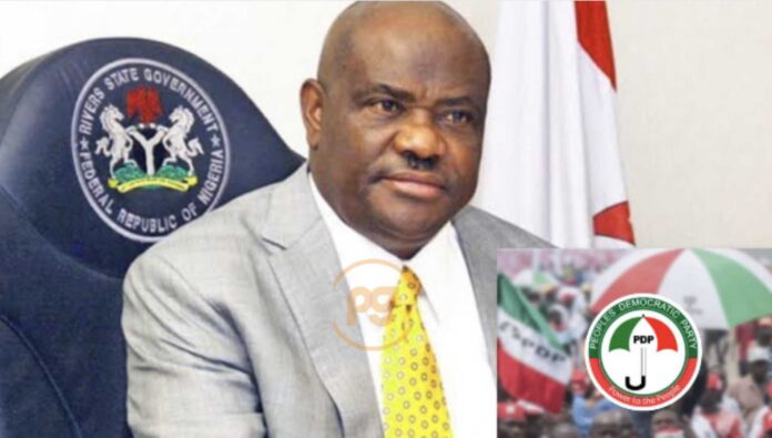 Wike And Pdp Logo