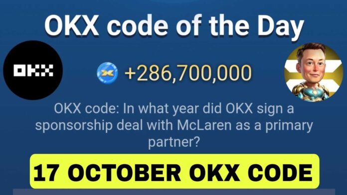 X Empire Okx Code Of The Day 17 October