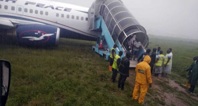 Air Peace Plane Emergency Stop Abuja