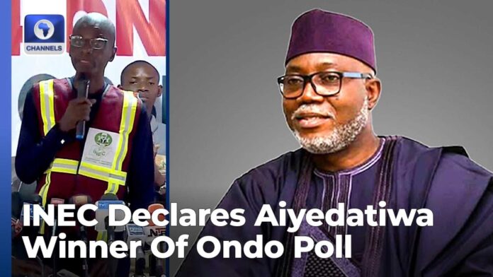 Aiyedatiwa Ondo Governorship Election Victory