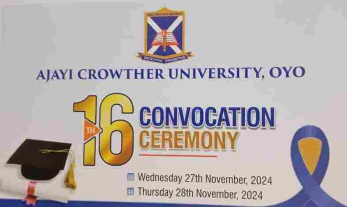 Ajayi Crowther University 16th Convocation Ceremony