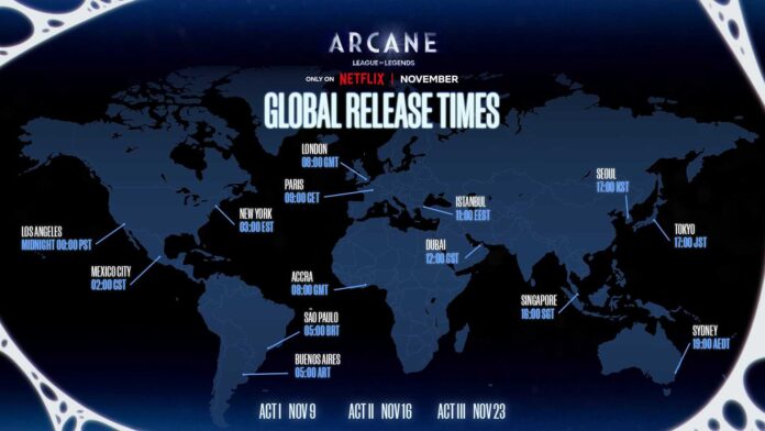 Arcane Season 2 Release Date And Time