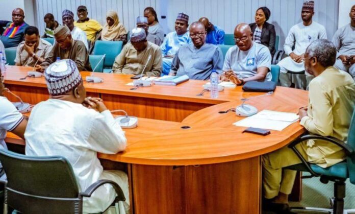 Asuu And Ssanu Union Leaders In A Meeting With Nigerian Government Officials