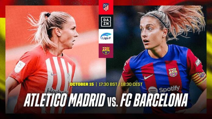 Atletico Madrid Vs Barcelona Women's Football Match