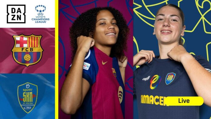 Barcelona Vs St. Pölten Uefa Women's Champions League