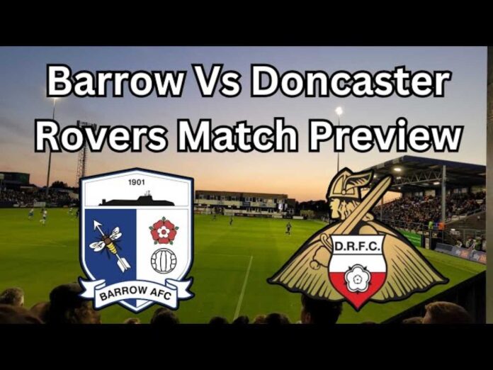 Barrow Afc Vs Doncaster Rovers Fa Cup Match