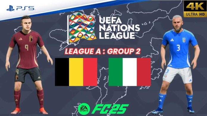 Belgium Vs Italy Uefa Nations League Lineup