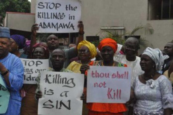 Benue Killings Protest Nigeria