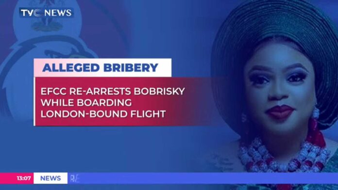 Bobrisky At The Airport After Efcc Arrest