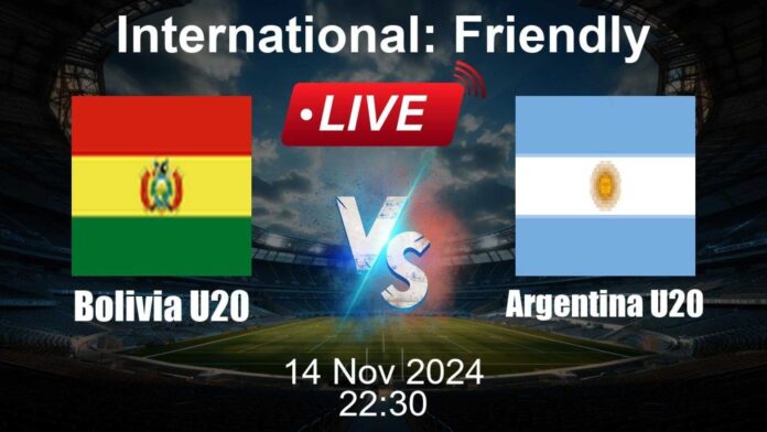 Bolivia U20 Vs Argentina U20 Football Match