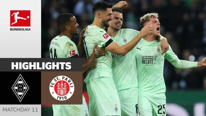 Borussia Mönchengladbach Vs Fc St. Pauli Bundesliga Match