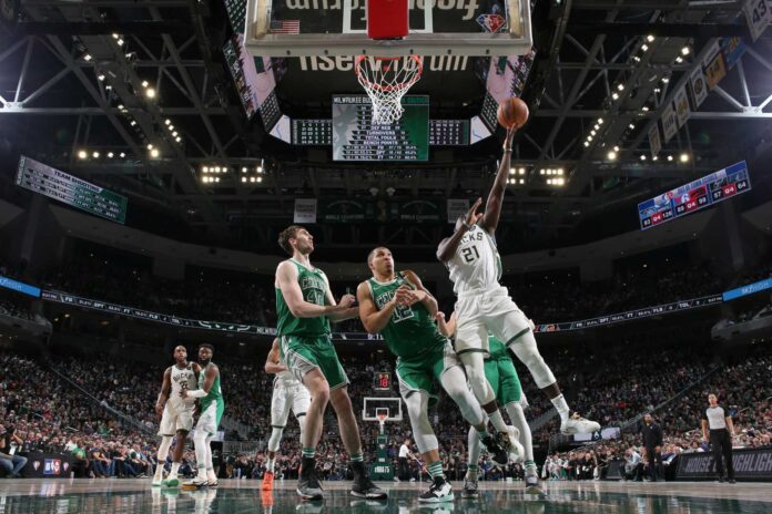 Boston Celtics Vs Milwaukee Bucks Game At Fiserv Forum