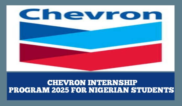 Chevron Nigeria Internship Program 2025 Application Process