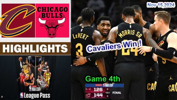 Cleveland Cavaliers Vs Chicago Bulls Game Highlights November 15 2024