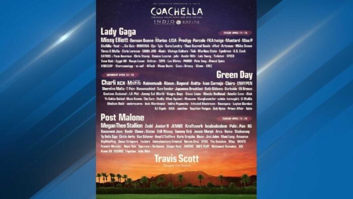 Coachella 2025 Lineup Poster