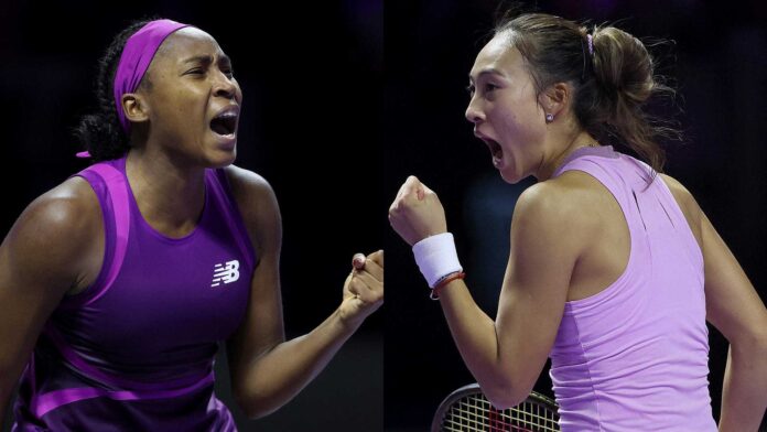 Coco Gauff And Zheng Qinwen Wta Finals Riyadh