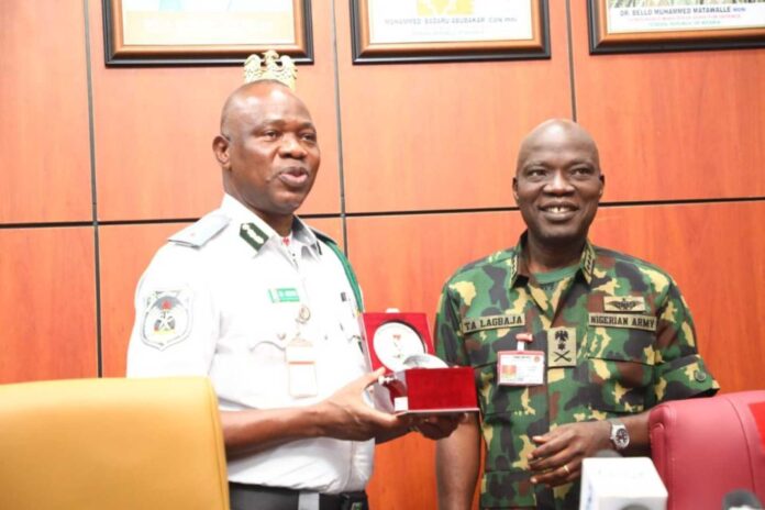 Comptroller General Of Customs Bashir Adeniyi And Late Coas Taoreed Lagbaja