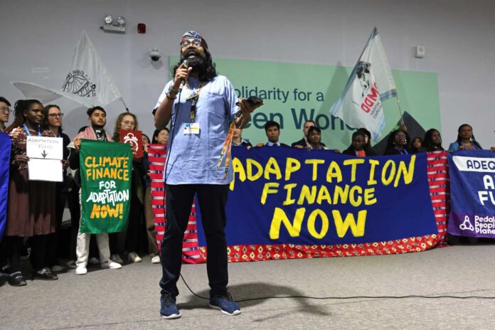 Cop29 Climate Activists Protesting Funding