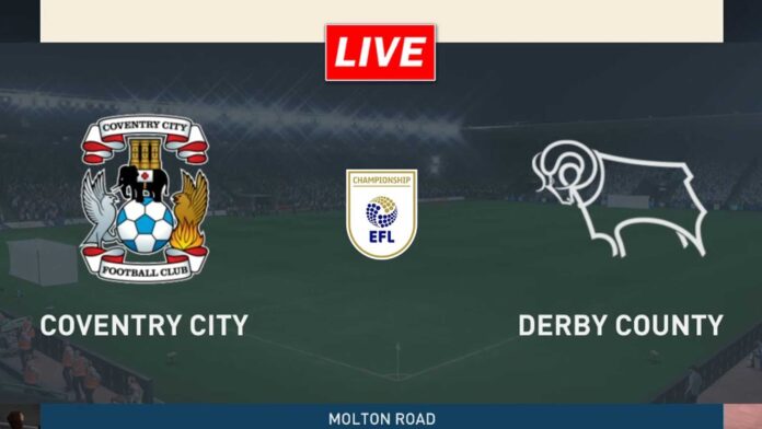 Coventry City Vs Derby County Efl Championship Match