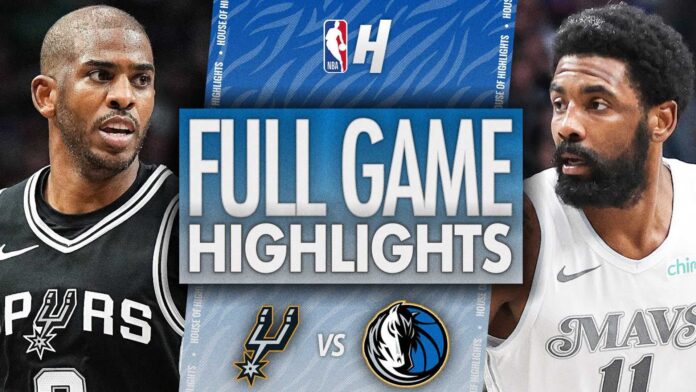 Dallas Mavericks Vs San Antonio Spurs Game Highlights November 16 2024