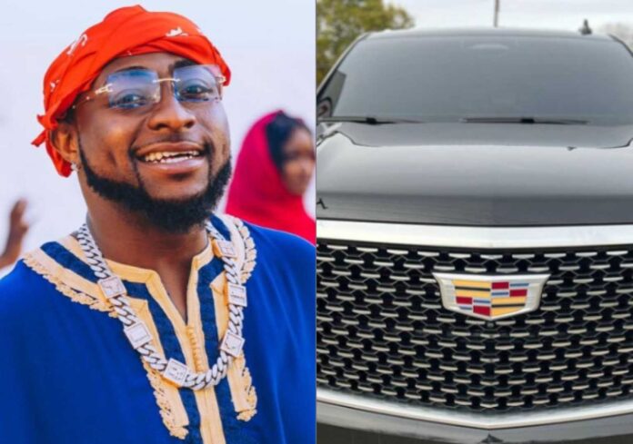 Davido Receiving Escalade Car On His 32nd Birthday