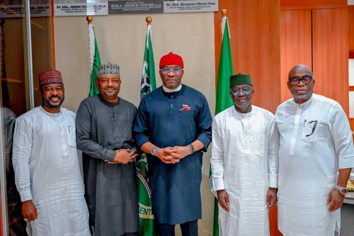 Deputy Speaker Benjamin Kalu And Federal Commissioner Ahmed Tijani Ahmed