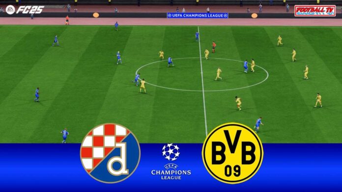 Dinamo Zagreb Vs Borussia Dortmund Champions League Match