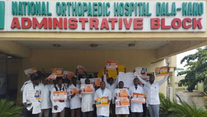 Doctors Protesting At Kano Hospital