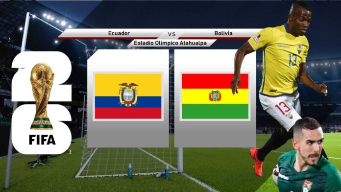 Ecuador Vs Bolivia Conmebol World Cup Qualifiers