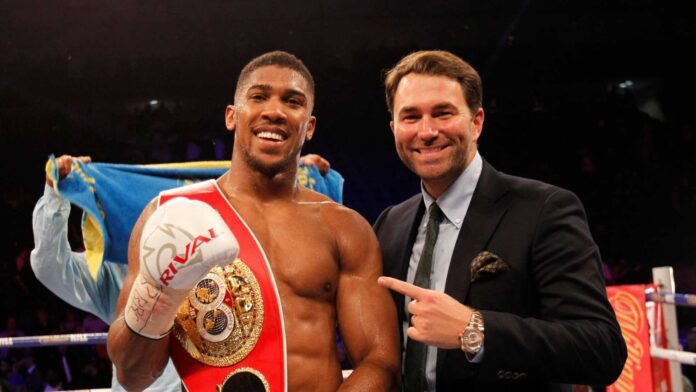 Eddie Hearn And Anthony Joshua