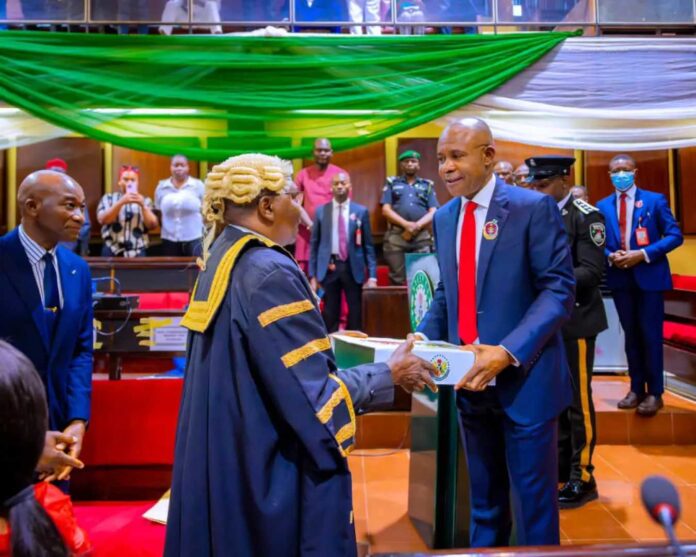 Enugu State Governor Peter Mbah Presenting 2025 Budget To State House Of Assembly