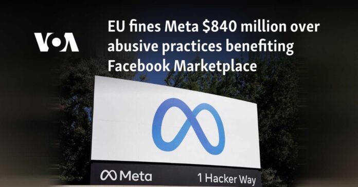 Eu Fines Meta For Antitrust Violations Facebook Marketplace