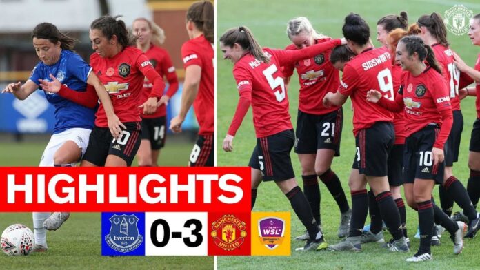 Everton Vs Manchester United Women's League Cup