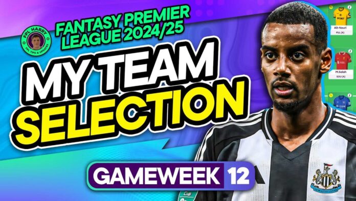 Fantasy Premier League Gameweek 12 Team Selection