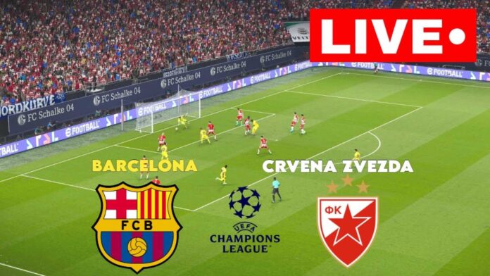 Fc Barcelona Vs Crvena Zvezda Champions League Match