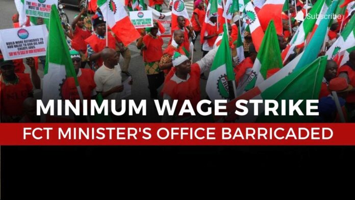 Fct Labour Unions Protest Minimum Wage