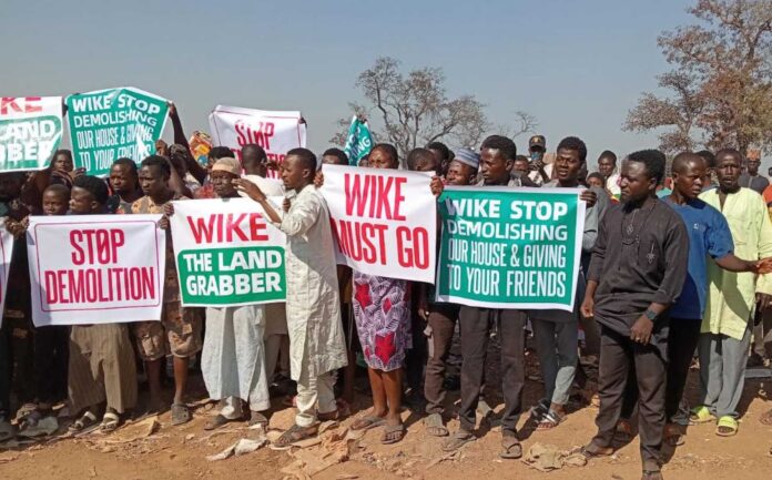 Fct Residents Protest Demolitions